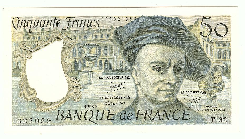 50 francs Quentin 1983 new